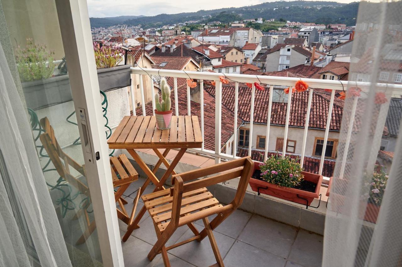 Duplex Luminoso Con Vistas En El Centro De Ourense Appartement Buitenkant foto